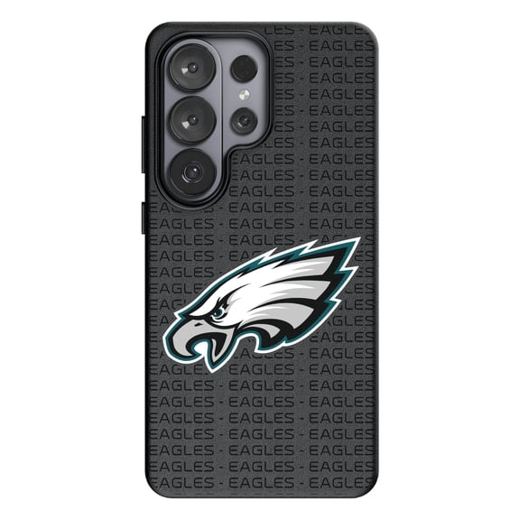 Keyscaper Philadelphia Eagles Text Backdrop Galaxy Magnetic Bump Case