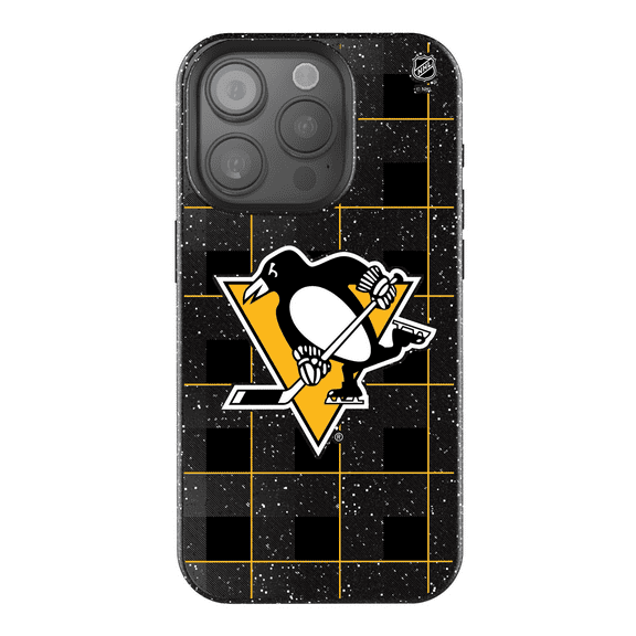 Keyscaper Pittsburgh Penguins Plaid Bling iPhone Case