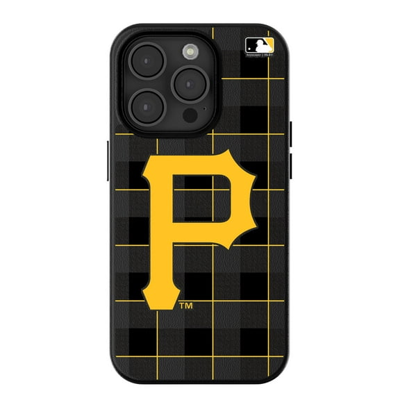Keyscaper Pittsburgh Pirates Plaid Magnetic Bump iPhone Case