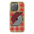 thumbnail image 1 of Keyscaper Portland Trail Blazers Plaid Bling iPhone Case, 1 of 1