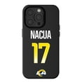 thumbnail image 1 of Keyscaper Puka Nacua-Black Los Angeles Rams iPhone Magnetic Bump Case, 1 of 7