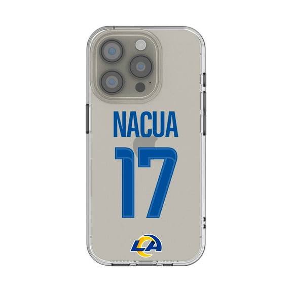 Keyscaper Puka Nacua Los Angeles Rams iPhone Clear Case