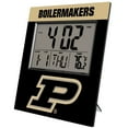 thumbnail image 1 of Keyscaper Purdue Boilermakers Color Block Digital Desk Clock, 1 of 2
