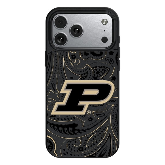 Keyscaper Purdue Boilermakers Paisley iPhone Magnetic Bump Case