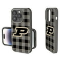 thumbnail image 1 of Keyscaper Purdue Boilermakers Plaid Soft Touch iPhone Case, 1 of 1
