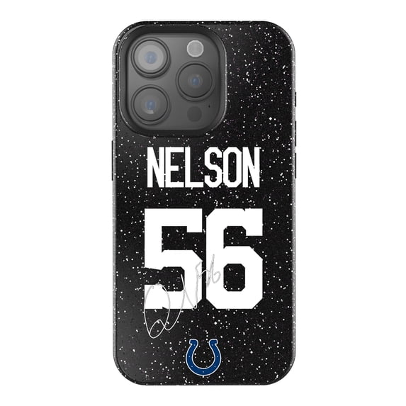 Keyscaper Quenton Nelson Black Indianapolis Colts Bling iPhone Case