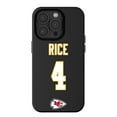thumbnail image 1 of Keyscaper Rashee Rice-Black Kansas City Chiefs iPhone Magnetic Bump Case, 1 of 7