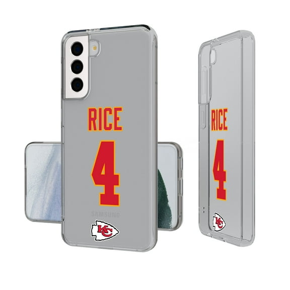 Keyscaper Rashee Rice Kansas City Chiefs Galaxy Clear Case