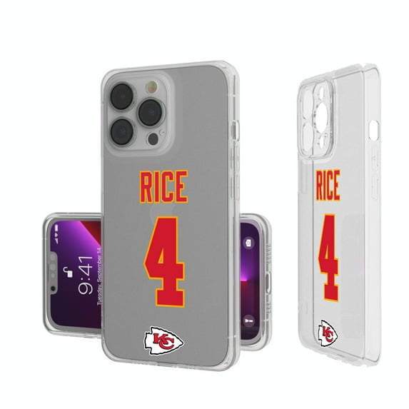 Keyscaper Rashee Rice Kansas City Chiefs iPhone Clear Case