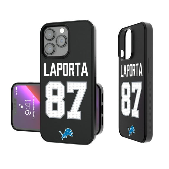 Keyscaper Sam LaPorta Detroit Lions iPhone Bump Case