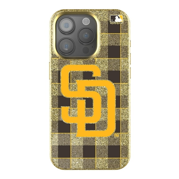 Keyscaper San Diego Padres Plaid Bling iPhone Case