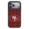 thumbnail image 1 of Keyscaper San Francisco 49ers Plaid Magnetic Bump iPhone Case, 1 of 6