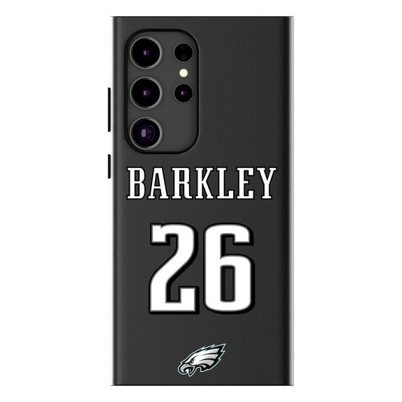 Keyscaper Saquon Barkley Black Philadelphia Eagles Galaxy Magnetic Bump Case