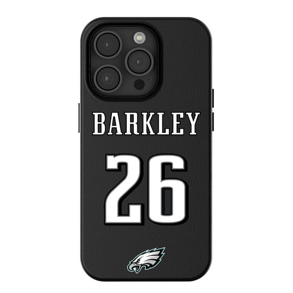 Keyscaper Saquon Barkley-Black Philadelphia Eagles iPhone Magnetic Bump Case