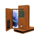 thumbnail image 1 of Keyscaper Saquon Barkley Brown Philadelphia Eagles Galaxy Folio Case, 1 of 1