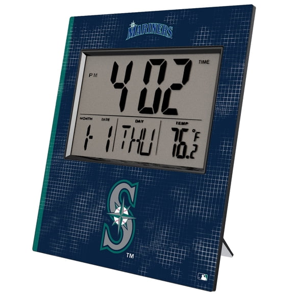 Keyscaper Seattle Mariners Digital Desk Clock