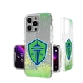 thumbnail image 1 of Keyscaper Seattle Sounders FC Linen Logo iPhone Glitter Case, 1 of 1