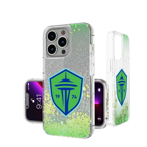 Keyscaper Seattle Sounders FC Linen Logo iPhone Glitter Case