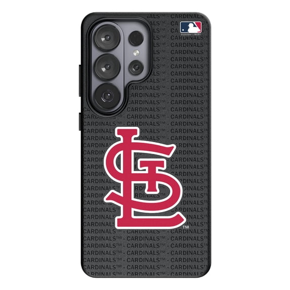 Keyscaper St. Louis Cardinals Text Backdrop Galaxy Magnetic Bump Case
