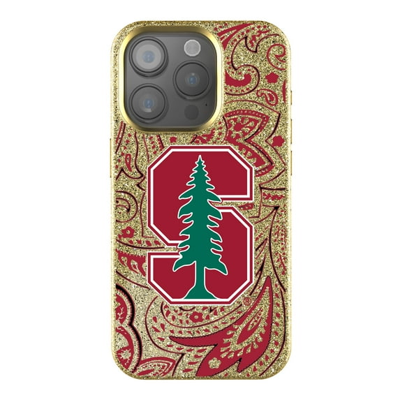 Keyscaper Stanford Cardinal Paisley Bling iPhone Case
