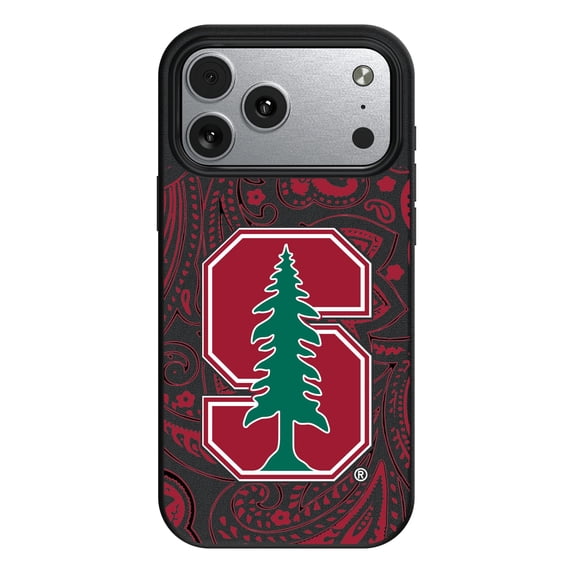 Keyscaper Stanford Cardinal Paisley iPhone Magnetic Bump Case