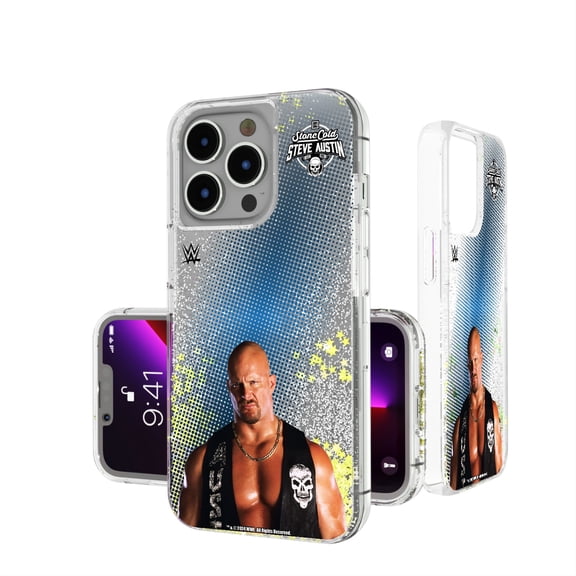 Keyscaper "Stone Cold" Steve Austin WWE Blues Superstar iPhone Glitter Case