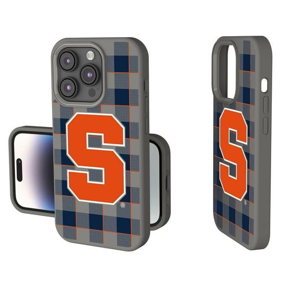 Keyscaper Syracuse Orange Plaid Soft Touch iPhone Case