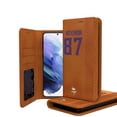 thumbnail image 1 of Keyscaper T.J. Hockenson Brown Minnesota Vikings Galaxy Folio Case, 1 of 1