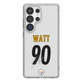 thumbnail image 1 of Keyscaper T.J. Watt Pittsburgh Steelers Galaxy Clear Case, 1 of 5