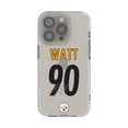 thumbnail image 1 of Keyscaper T.J. Watt Pittsburgh Steelers iPhone Clear Case, 1 of 5