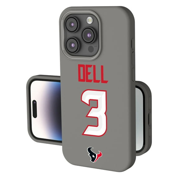 Keyscaper Tank Dell Gray Houston Texans Ready Soft Touch iPhone Case