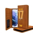 thumbnail image 1 of Keyscaper Terry McLaurin Brown Washington Commanders Galaxy Folio Case, 1 of 1