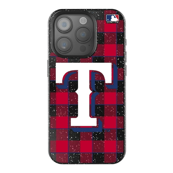 Keyscaper Texas Rangers Plaid Bling iPhone Case