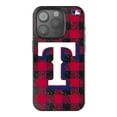thumbnail image 1 of Keyscaper Texas Rangers Plaid Bling iPhone Case, 1 of 1