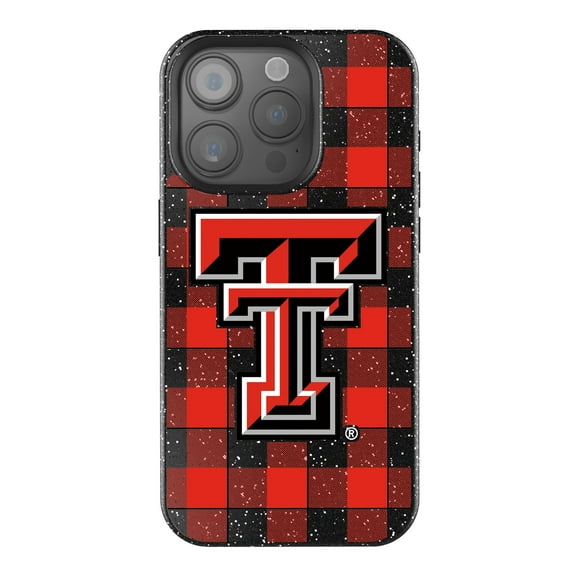 Keyscaper Texas Tech Red Raiders Plaid Bling iPhone Case