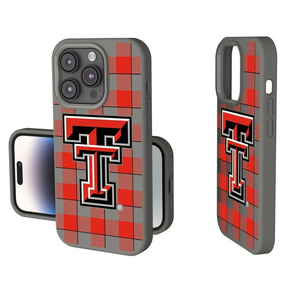 Keyscaper Texas Tech Red Raiders Plaid Soft Touch iPhone Case