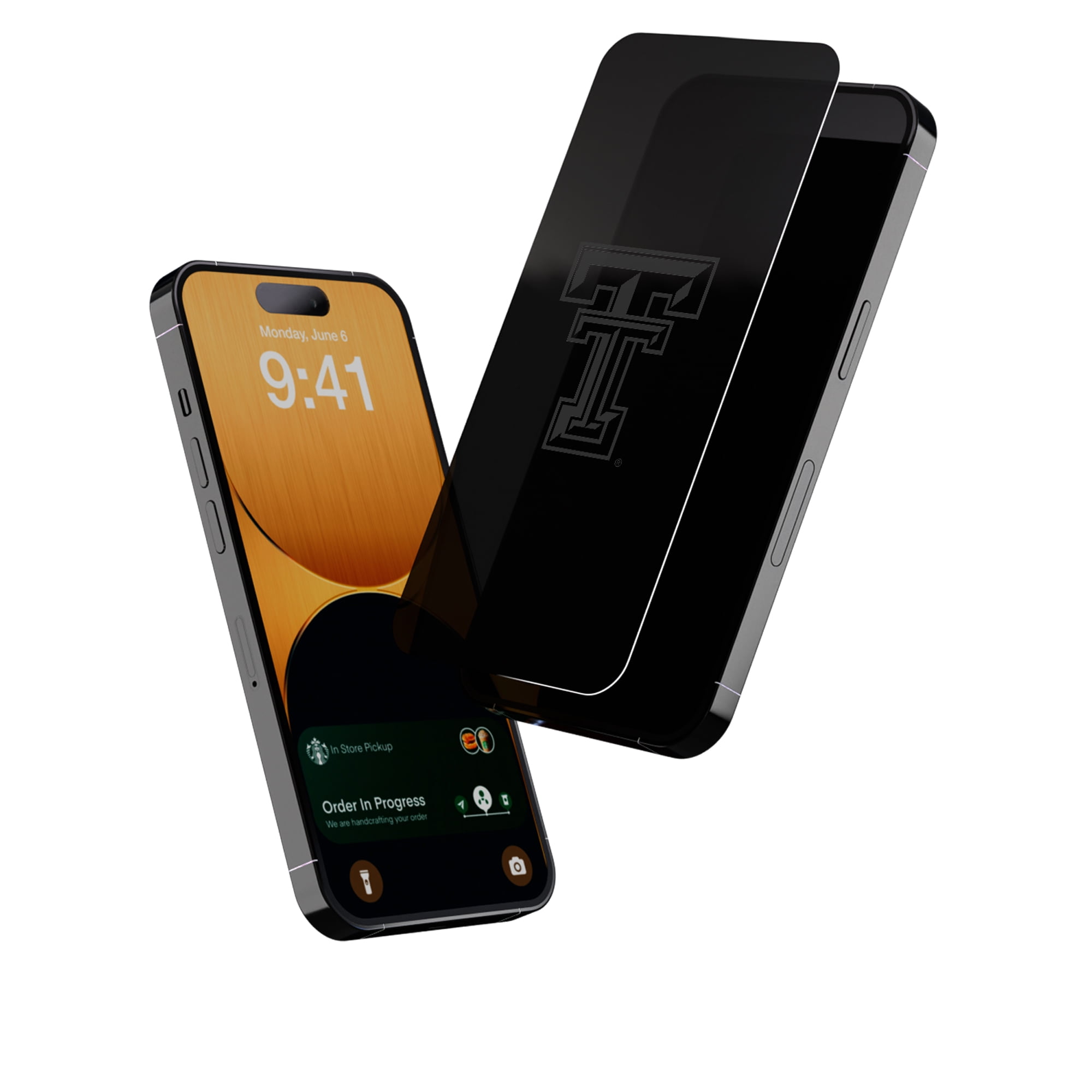 Keyscaper Texas Tech Red Raiders iPhone Privacy Glass Disappearing Logo