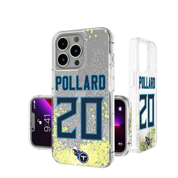 Keyscaper Tony Pollard Tennessee Titans iPhone Glitter Phone Case