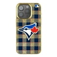 thumbnail image 1 of Keyscaper Toronto Blue Jays Plaid Bling iPhone Case, 1 of 1