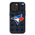 thumbnail image 1 of Keyscaper Toronto Blue Jays Plaid Magnetic Bump iPhone Case, 1 of 1