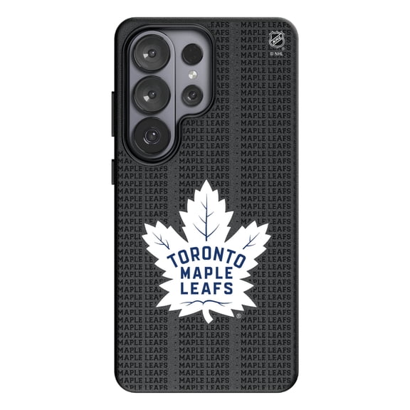 Keyscaper Toronto Maple Leafs Text Backdrop Galaxy Magnetic Bump Case