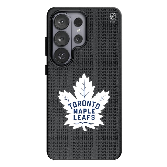 Keyscaper Toronto Maple Leafs Text Backdrop Galaxy Magnetic Bump Case