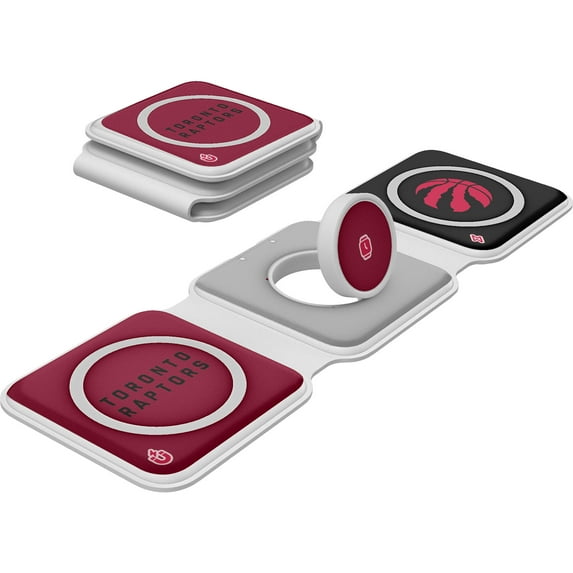 Keyscaper Toronto Raptors 3-in-1 Foldable Charger