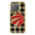 thumbnail image 1 of Keyscaper Toronto Raptors Plaid Bling iPhone Case, 1 of 1