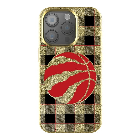 Keyscaper Toronto Raptors Plaid Bling iPhone Case