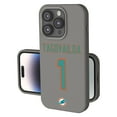 thumbnail image 1 of Keyscaper Tua Tagovailoa Gray Miami Dolphins Ready Soft Touch iPhone Case, 1 of 7