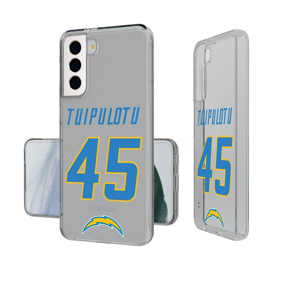 Keyscaper Tuli Tuipulotu Los Angeles Chargers Galaxy Clear Case