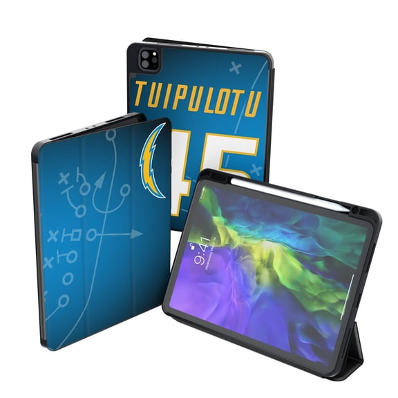 Keyscaper Tuli Tuipulotu Los Angeles Chargers iPad Tablet Case