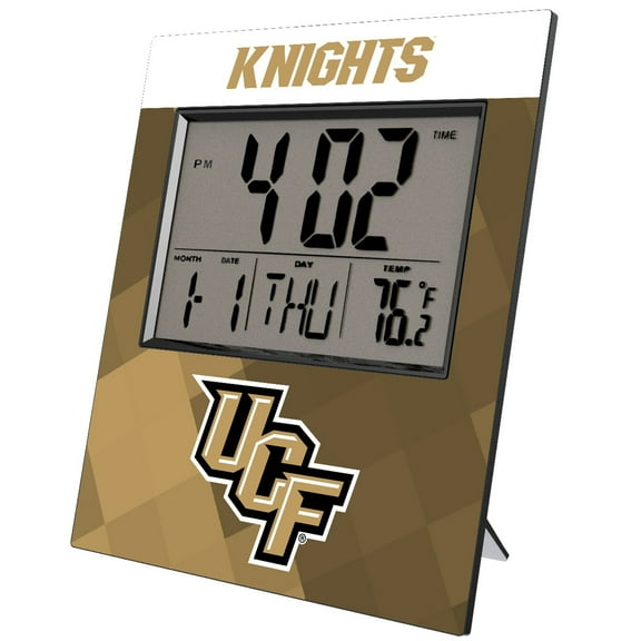 Keyscaper UCF Knights Color Block Digital Desk Clock