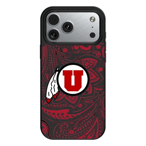 Keyscaper Utah Utes Paisley iPhone Magnetic Bump Case